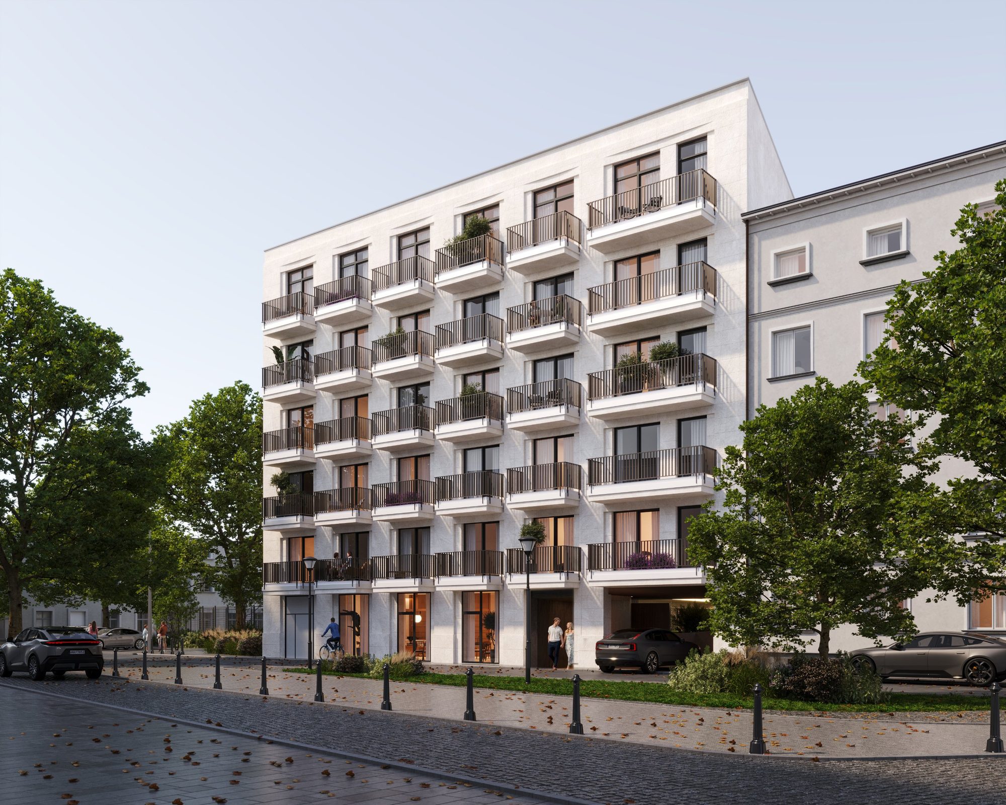 Bojowników Getta Warszawskiego, Łódź — architectural visualisation