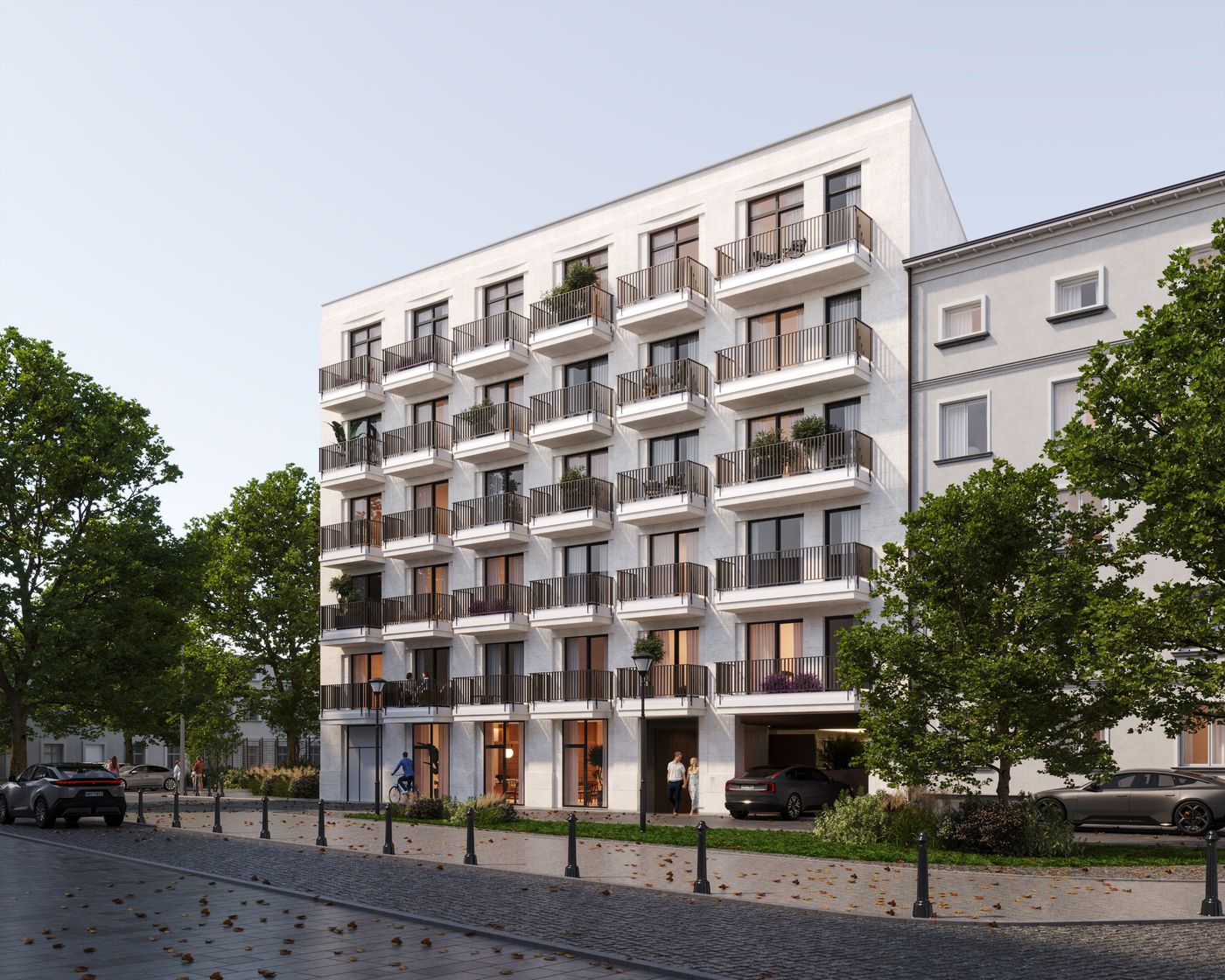 Bojowników Getta Warszawskiego, Łódź — architectural visualisation