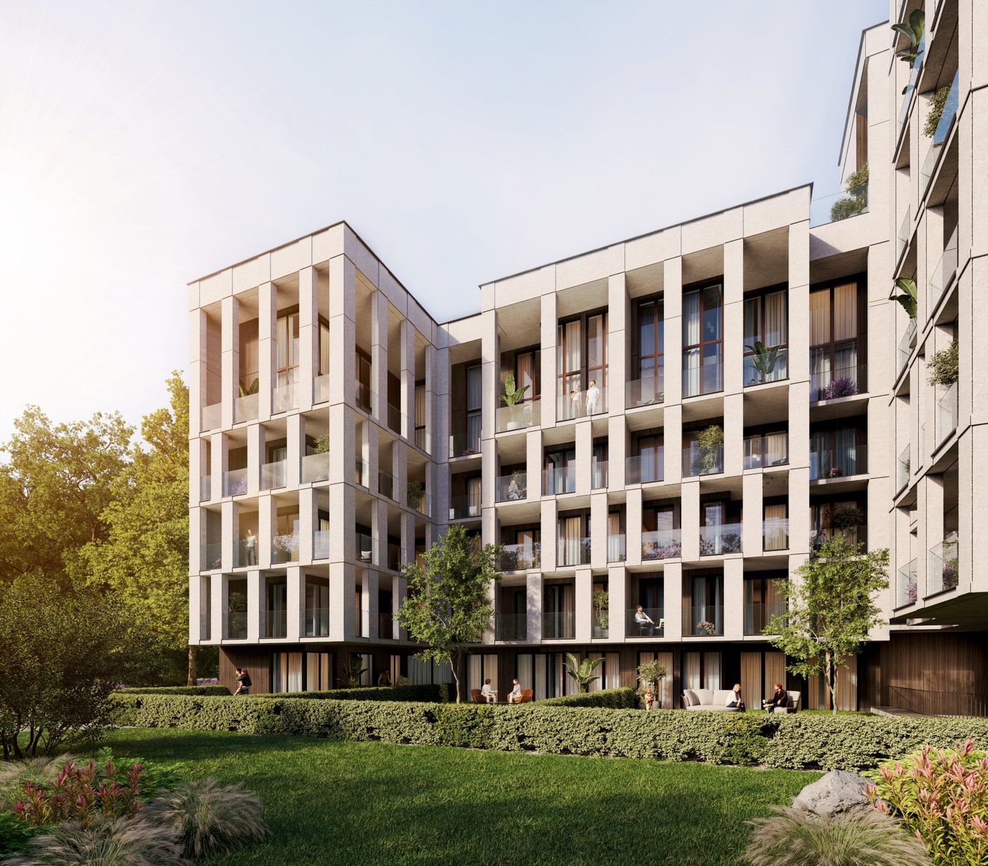 Narutowicza, Łódź — architectural visualisation