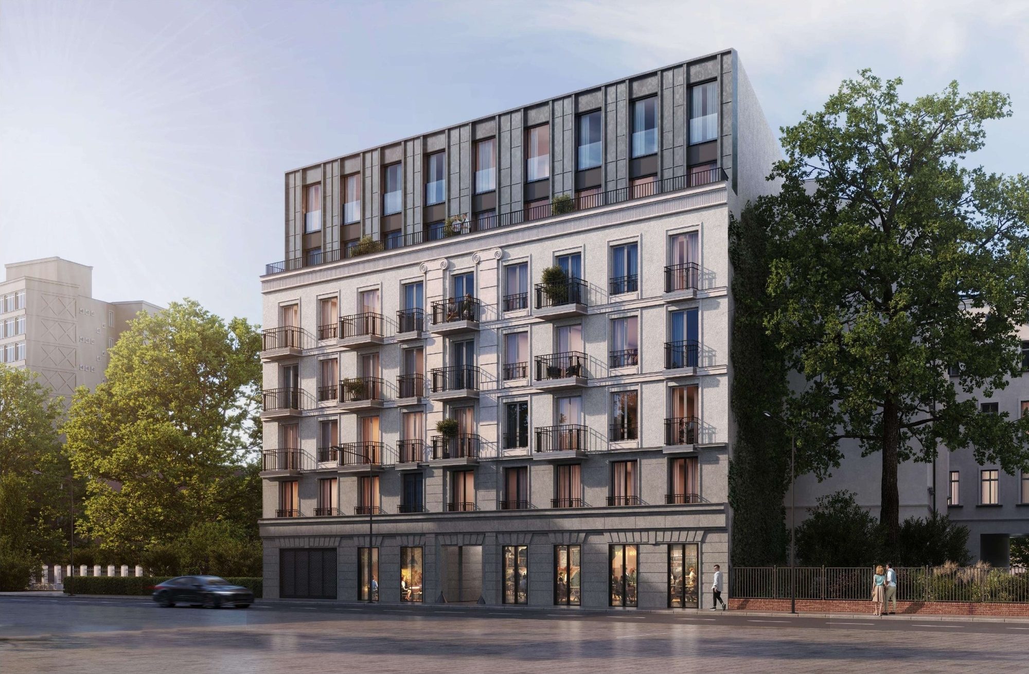 Wólczańska, Łódź — architectural visualisation