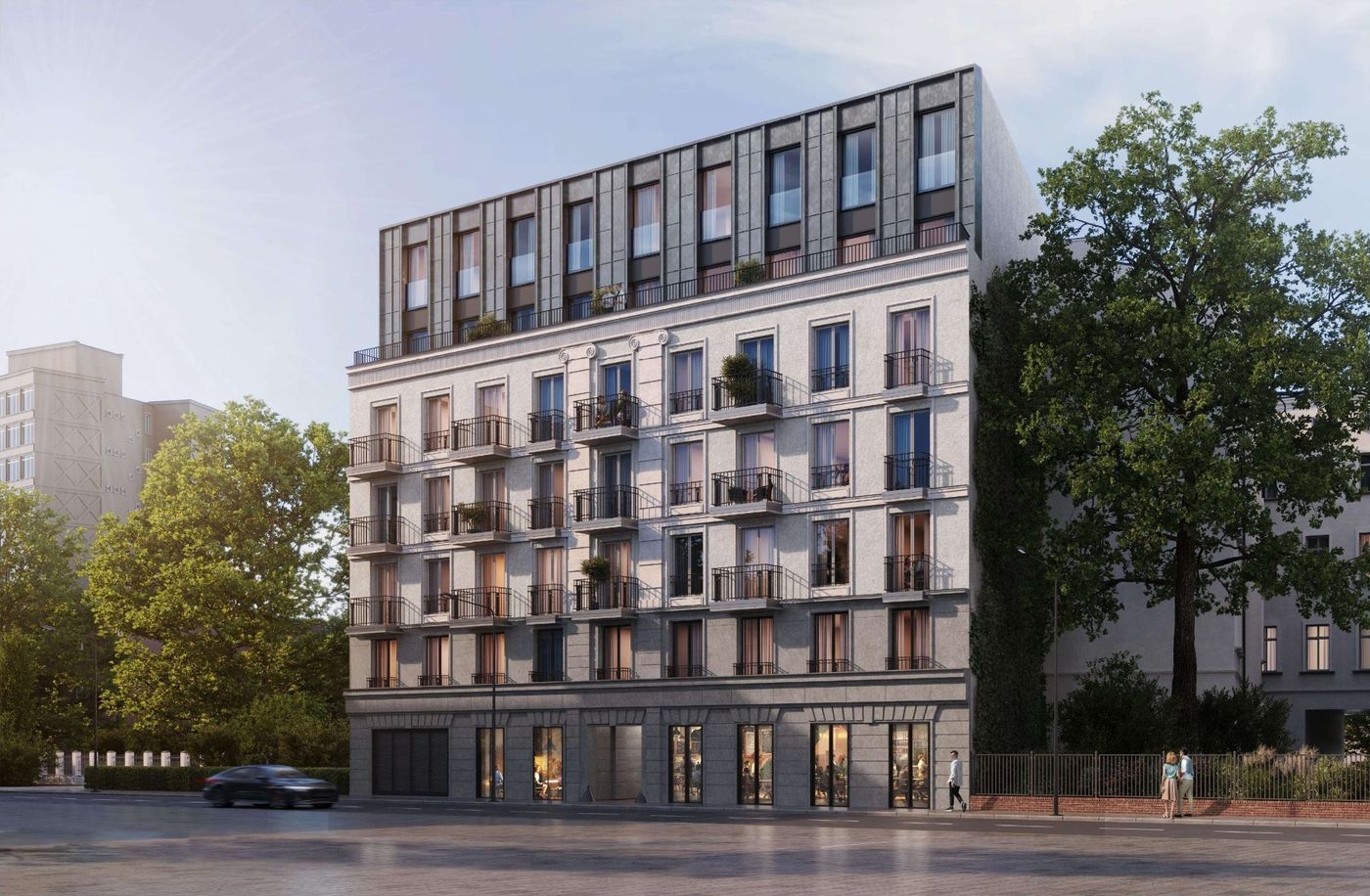 Wólczańska, Łódź — architectural visualisation
